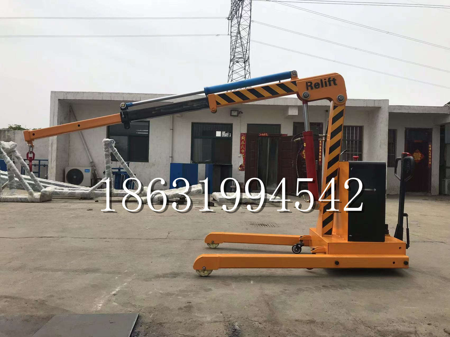 马公市久征定做3吨三轮随车吊 农用园林绿化移树吊 平板工程用小吊机