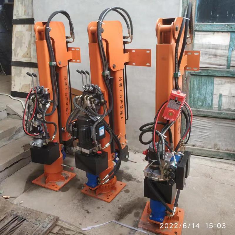 马公市重汽蓝牌随车吊 3.2吨 国六动力强 液压驱动 农用自卸起重机